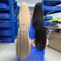 Wholesale high quality  european human hair ash blonde 613 full lace wig