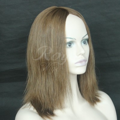 Top quality brazilian natural virgin cuticle light brown color jewish wig kosher wigs