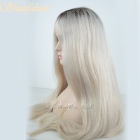 full lace wig Natural hairline virgin hair remy hair blonde color factory price