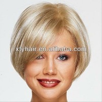 top quality heavy density blonde human hair full lace wig